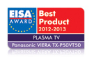 TX-P50VT50, EISA 2012, European Plasma TV of the year 2012-2013, August 2012