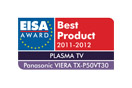 TX-P50VT30, EISA Awards 2011, European Plasma TV of the year 11-12, August 2011